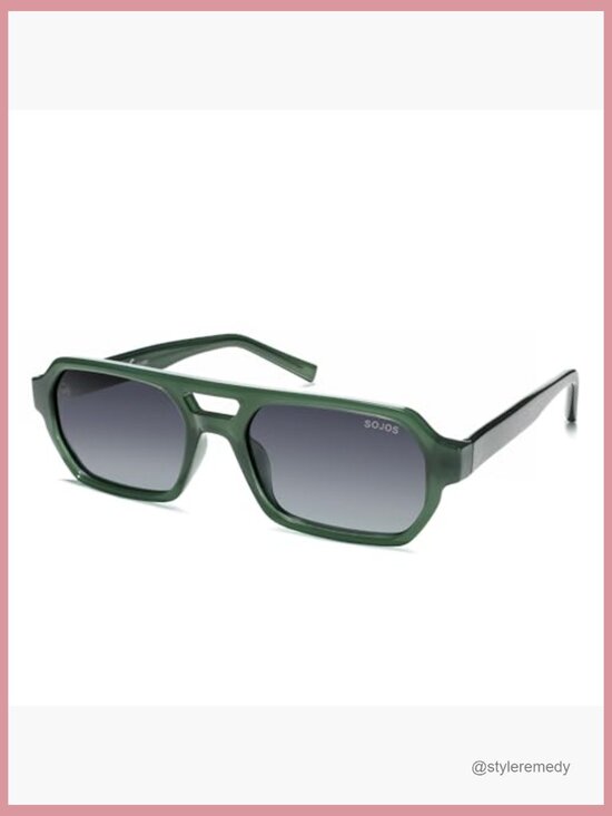 Polarized Aviator Sunglasses with UV400 Protection, Plastic Frame main image 7